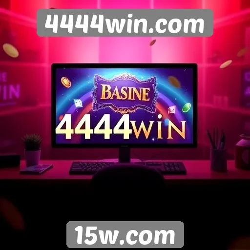 Overview das funcionalidades do site 4444win.com